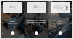 Desktop Screenshot of irsapartments.pl