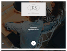 Tablet Screenshot of irsapartments.pl